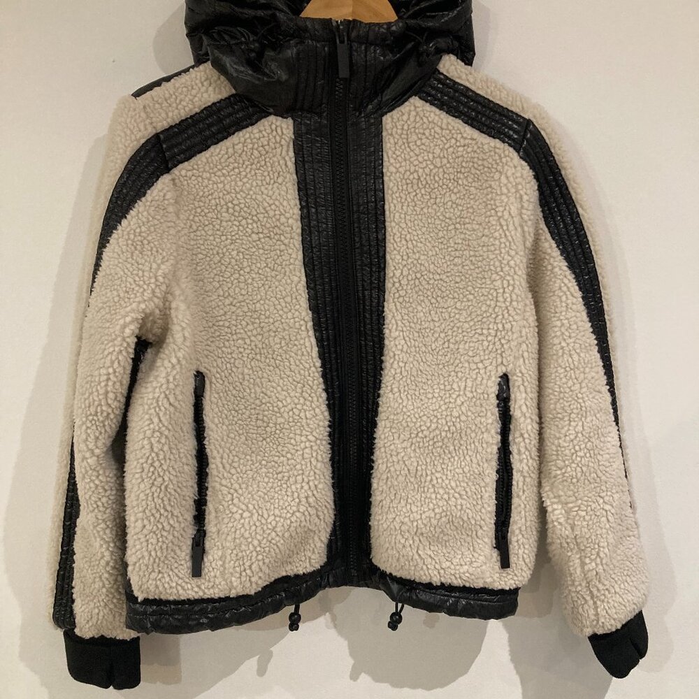 Kendall + Kylie Dublin Mixed Media Puffer Jacket